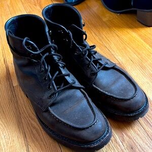 Men’s Thursday Diplomat Boots Tobacco Brown Leather with Lug Soles